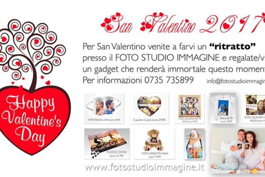 Per San Valentino venite a farvi un RITRATTO con il quale fare un “dono speciale” alla persona che amate. Valido dal 1° al 7 febbraio 2016. Per info: 0735 735899