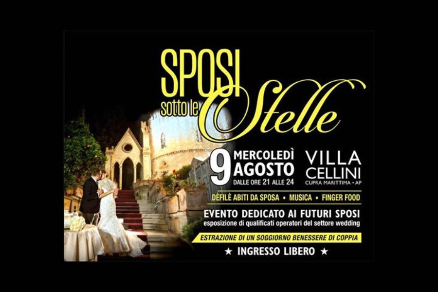 SPOSI sotto le STELLE a Villa Cellini