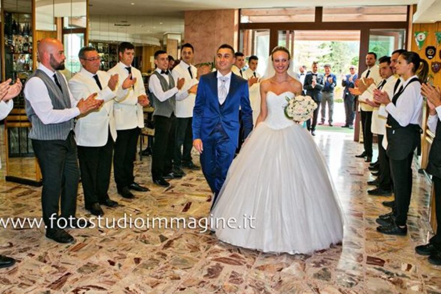 Grande accoglienza al Park Hotel di Scanno per le nozze di Dario&Valentina.