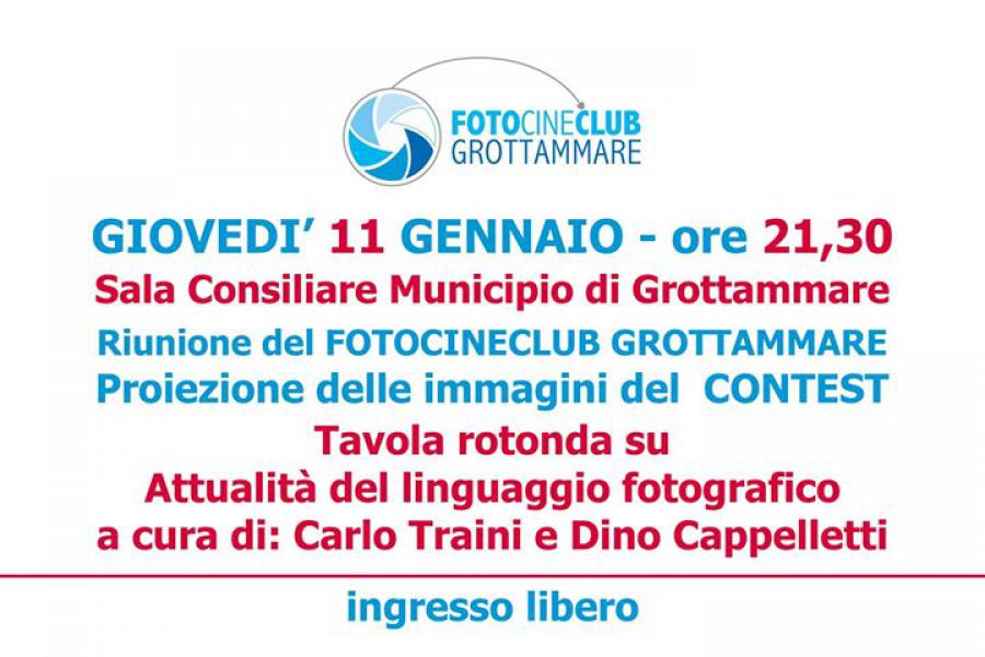 Dedicato agli “amanti” della Fotografia, questa sera presso la Sala Consiliare del Comune di Grottammare, ore 21,30- INGRESSO LIBERO