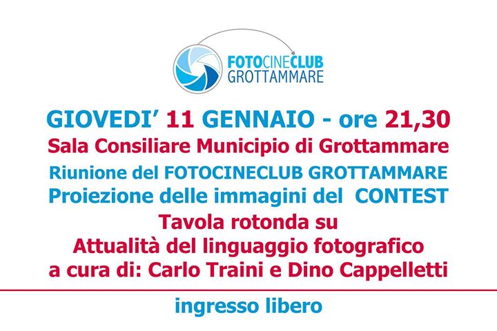 Dedicato agli “amanti” della Fotografia, questa sera presso la Sala Consiliare del Comune di Grottammare, ore 21,30- INGRESSO LIBERO