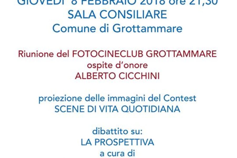 Questa sera evento speciale al FOTOCINECLUB GROTTAMMARE