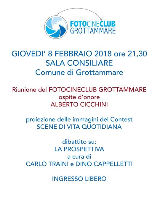 Questa sera evento speciale al FOTOCINECLUB GROTTAMMARE