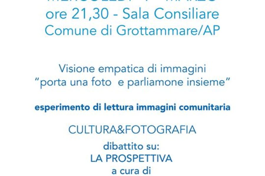 Questa sera Sala Consiliare del Comune di Grottammare. INGRESSO LIBERO