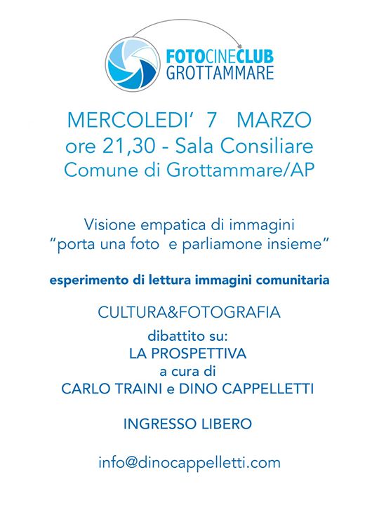 Questa sera Sala Consiliare del Comune di Grottammare. INGRESSO LIBERO