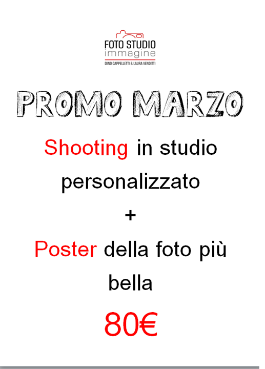 Venite a farvi un “ritratto” in Studio, promozione di MARZO. Per info: 0735 735899